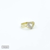 Kép 2/4 - sárga arany köves gyűrű