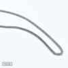 Kép 2/2 - ezüst ródiumzott apró láncszemes bokalánc
