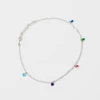 Kép 2/2 - ezüst swarovski kristályos bokalánc
