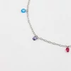 Kép 3/3 - ezüst swarovski kristályos bokalánc