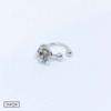 Kép 2/3 - ezüst ródiumozott fülgyűrű