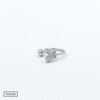 Kép 1/3 - ezüst köves fülgyűrű