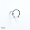 Kép 2/2 - ezüst köves fülgyűrű