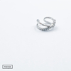 Kép 2/2 - ezüst cirkónia köves fülgyűrű