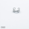 Kép 1/2 - ezüst cirkónia köves fülgyűrű