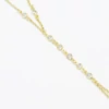 Kép 3/4 - ezüst aranyozott swarovski kristályos kézékszer