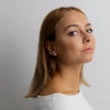 Kép 3/3 - ezüst cirkónia köves fülbevaló