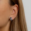 Kép 1/3 - világos kék swarovski köves fülbevaló