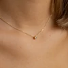 Kép 1/4 - sárga arany köves medál anker nyakláncon
