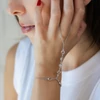 Kép 3/5 - ezüst ródiumozott swarovski kristályos kézékszer