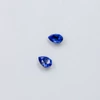 Kép 3/3 - ezüst királykék swarovski köves fülbevaló