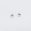 Kép 1/3 - ezüst fehér swarovski köves fülbevaló
