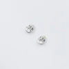 Kép 3/3 - ezüst fehér swarovski köves fülbevaló