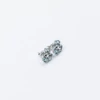 Kép 1/3 - swarovski kristályos ezüst virág fülbevaló