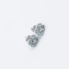 Kép 2/3 - swarovski kristályos ezüst virág fülbevaló