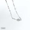 Kép 1/3 - ezüst ródiumozott swarovski köves karkötő 