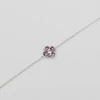 Kép 1/3 - swarovski kristályokkal díszített ezüst karkötő