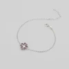 Kép 2/3 - swarovski kristályokkal díszített ezüst karkötő