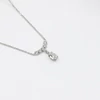 Kép 2/2 - ezüst nyaklánc swarovski kristályokkal