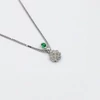 Kép 2/2 - swarovski kristályokkal díszített négylevelű lóhere nyaklánc
