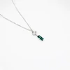 Kép 2/2 - swarovski kristályos ezüst nyaklánc