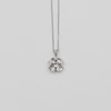 Kép 2/3 - swarovski kristályokkal díszített ezüst nyaklánc