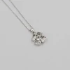 Kép 1/3 - swarovski kristályokkal díszített ezüst nyaklánc