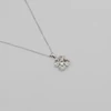 Kép 3/3 - swarovski kristályokkal díszített ezüst nyaklánc