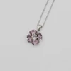 Kép 3/3 - swarovski kristályokkal díszített ezüst nyaklánc