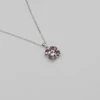 Kép 1/3 - swarovski kristályokkal díszített ezüst nyaklánc