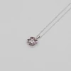 Kép 2/3 - swarovski kristályokkal díszített ezüst nyaklánc