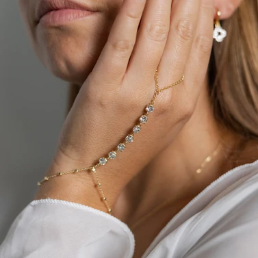 ezüst swarovski kristályos kézékszer