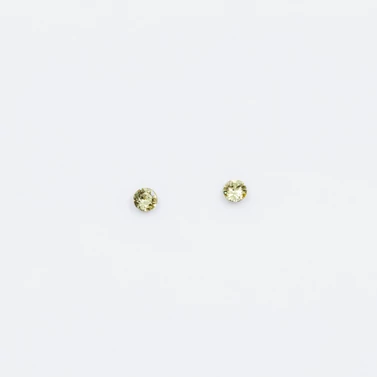 ezüst zöld swarovski köves fülbevaló