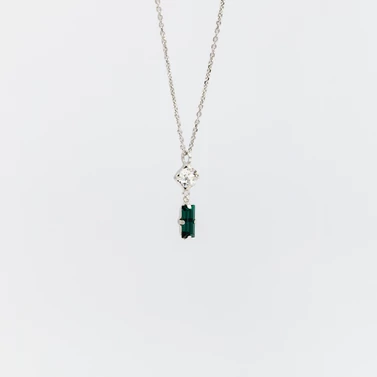 swarovski kristályos ezüst nyaklánc