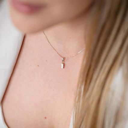 ezüst swarovski kristályos nyaklánc