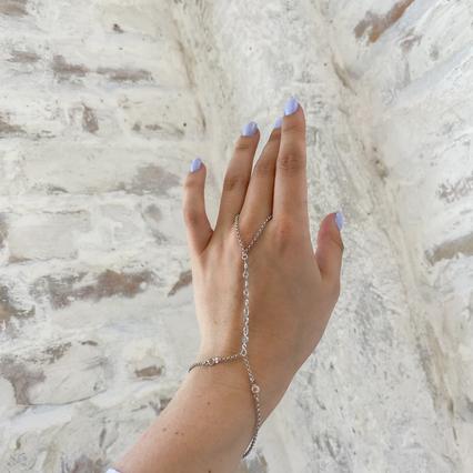 ezüst swarovski kristályos kézékszer