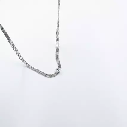 ezüst swarovski kristályos nyaklánc