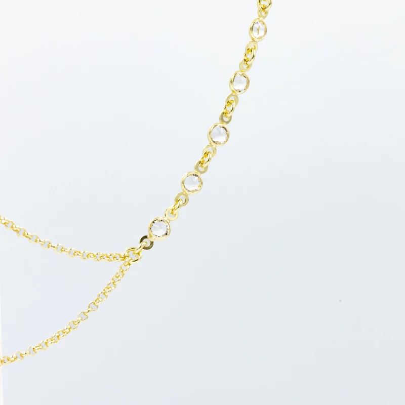 ezüst aranyozott swarovski kristályos kézékszer