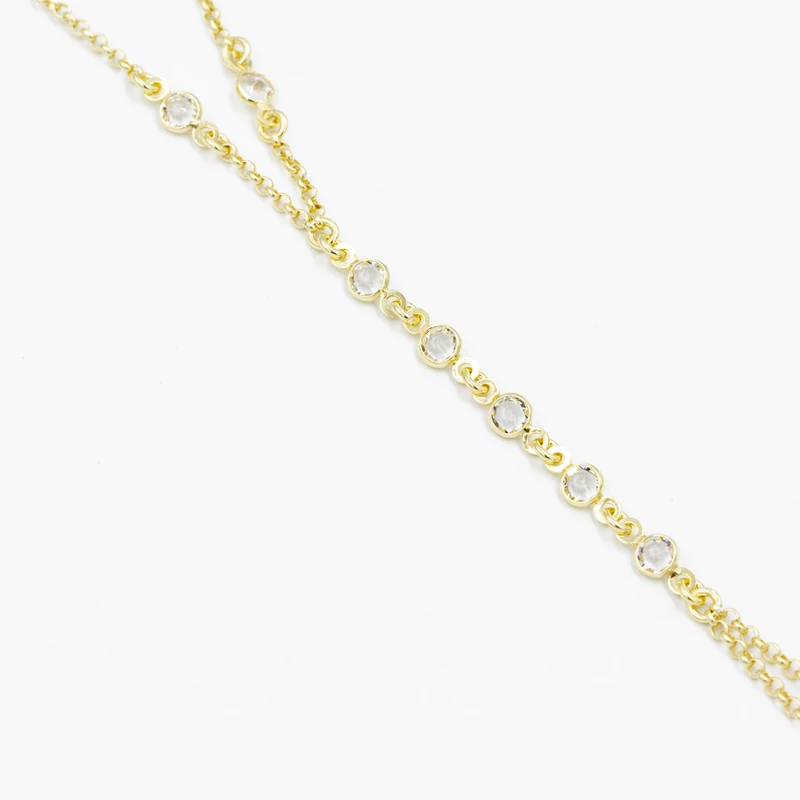 ezüst aranyozott swarovski kristályos kézékszer