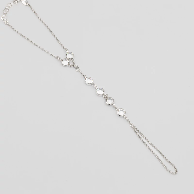 ezüst ródiumozott swarovski kristályos kézékszer
