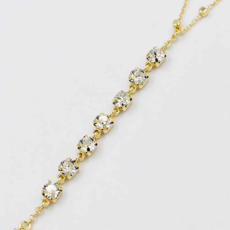 ezüst swarovski kristályos kézékszer