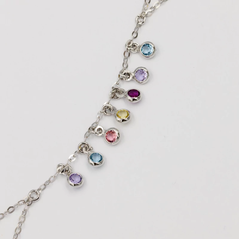 ezüst swarovski kristályos kézékszer