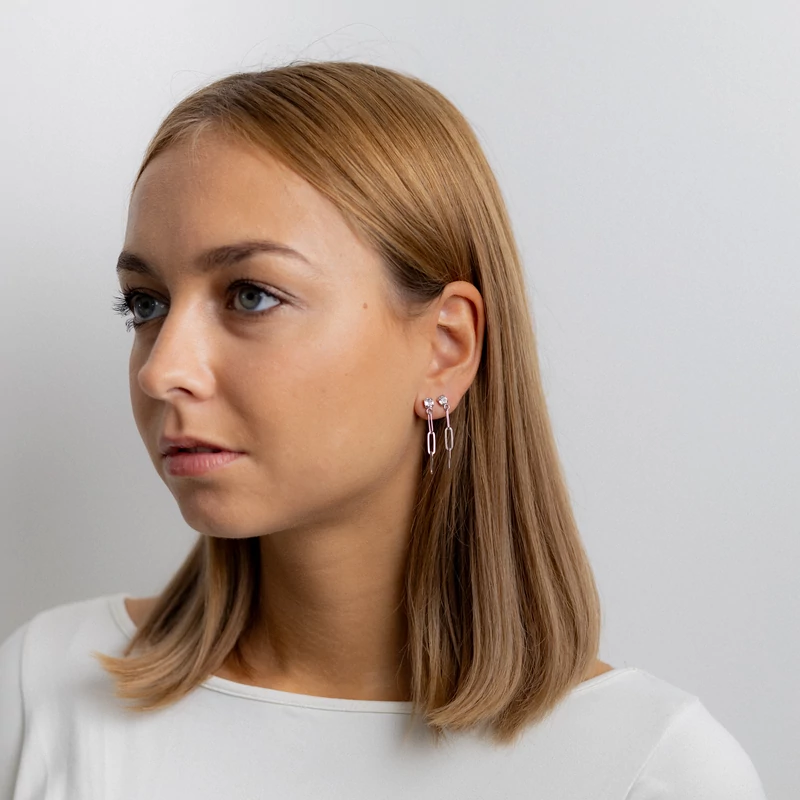 swarovski kristályos fülbevaló