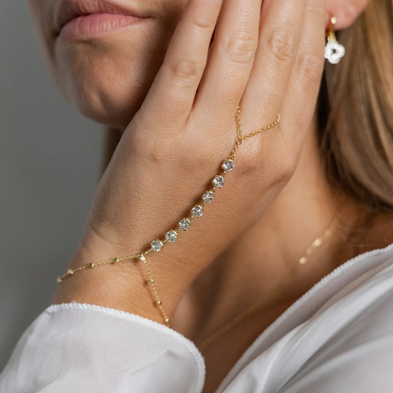 ezüst swarovski kristályos kézékszer