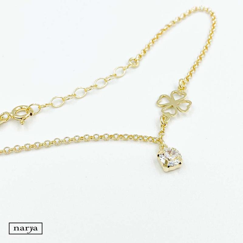 ezüst swarovski köves karlánc