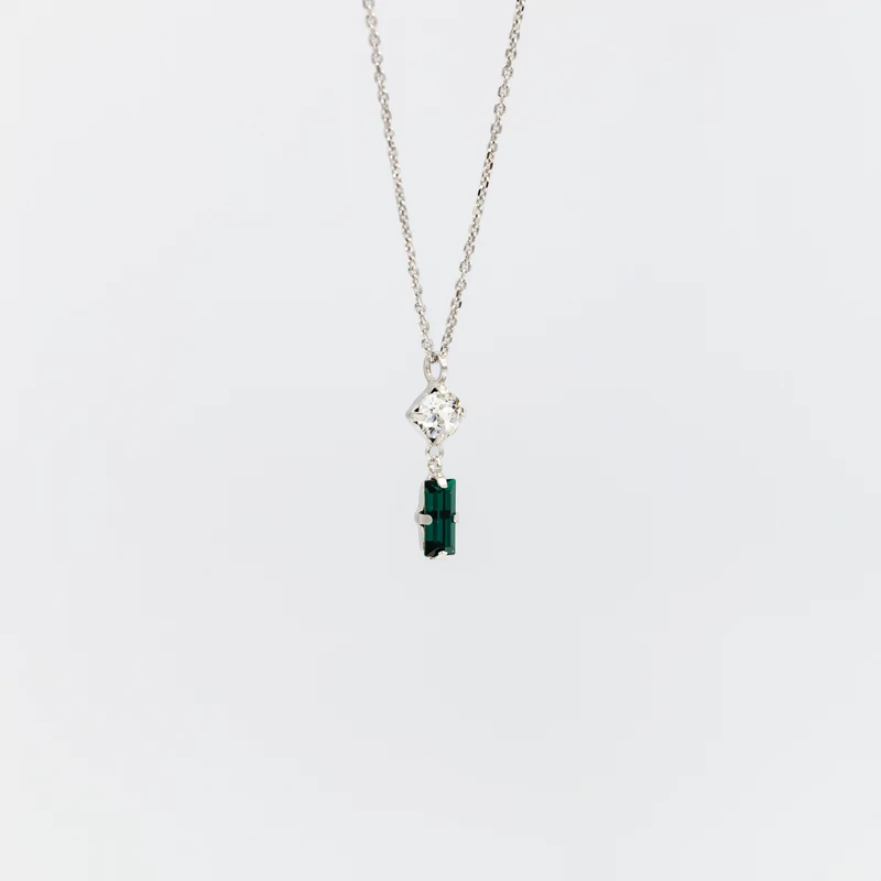 swarovski kristályos ezüst nyaklánc